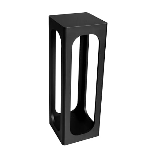 COVLON Drink Table, Wood Small Space Side Table, Decorative End Table for Living Room,Badroom or Entryway Decoration, Black