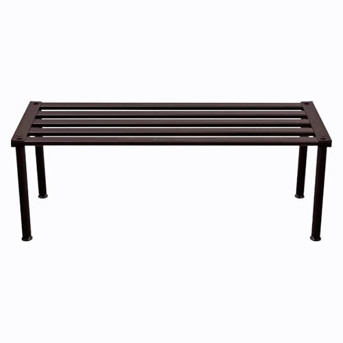 Metal Plant Stand, Rust-proof Aluminum Display Rack, Plants Display Stands Decoration Racks for Living Room Garden Balcony Patio (Ebony, 31.5Inch Tall Leg) - color: Ebony, size: 31.5Inch Tall Leg