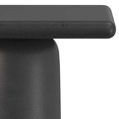 SIMPLIHOME Zachary Coffee Table 2-Piece Set - 42 inch Wide Cast Aluminum Square Living Room Tables in Graphite and Black Nickel, Contemporary Nesting Center Table Set with Flexible Style, Assembled - color: Graphite, Black Nickel, size: 21 inch, style: Ca