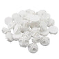 Semetall 40Pcs Wire Cube Connectors 4MM White | ABS Plastic Grid Cube Organizer Connector for Modular Closet Storage Organizer and Wire Shelving