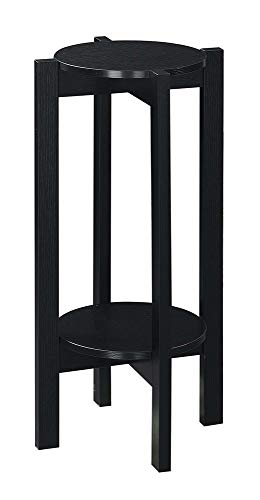 Convenience Concepts Newport Deluxe Plant Stand, Black - color: Black