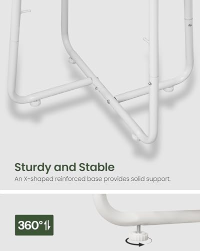 CHOEZON Nursery Side Table with Removable Fabric Basket, Small Side Table for Small Spaces, Nursery Nightstand for Couch, Bedroom, Living Room, White TBZ13WB - color: White