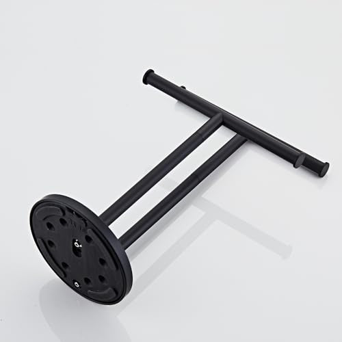 Hand Towel Holder, NEWRAIN Double Countertop Hand Towel Holder Stand, Stainless Steel Free Standing Hand Towel Rack with Heavy Base, for Bathroom Kitchen & Counter top, Matte Black - color: Matte Black, style: 2-Tier