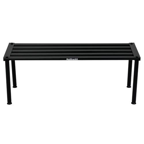 Metal Plant Stand, Rust-proof Aluminum Display Rack, Plants Display Stands Decoration Racks for Living Room Garden Balcony Patio (Black, 31.5Inch Tall) - color: Black, size: 31.5Inch Tall Leg