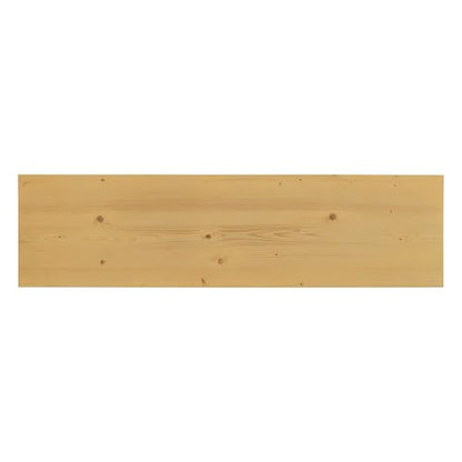 JOSHEN 60" Entryway Hallway Shelf Table, Easy-Assembly Square Table, Stable Space-Saving for Living Room, Natural - color: Natural