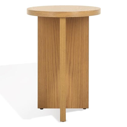 SAFAVIEH Couture Collection Bonaclara Natural 2-Leg Accent Table - color: Natural
