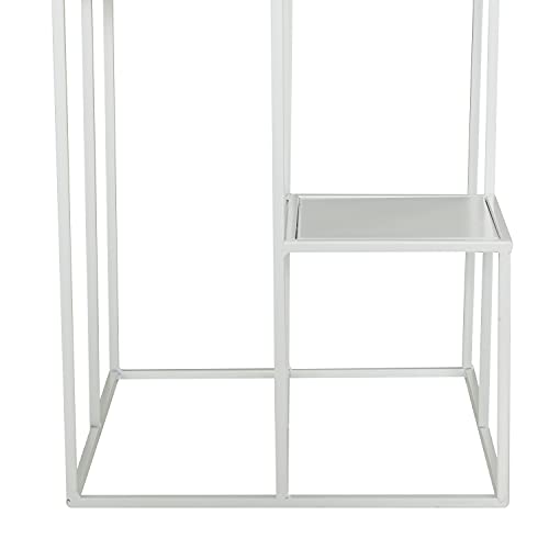 Deco 79 080111 Plantstand, White - color: White, size: 16" x 16" x 40"