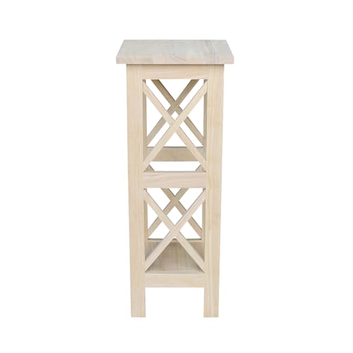 International Concepts Plant Stand, 30 inch, Unfinished - color: Unfinished, size: 12 inch W x 12 inch D x 30 inch H