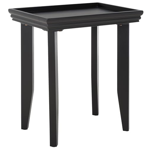 SAFAVIEH Home Collection Naios Black Accent Table for Living Room Bedroom - color: Black