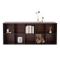 10 Cube Solid Wood Bookcase, 2-Tier Floor Standing Storage Shelf | with Open Cubes, Vertical or Horizontal Bookcase for Bedroom Living Room Office - 59.06"L x 11.81"W x 23.62"H (10-Cube) - size: 10-Cube