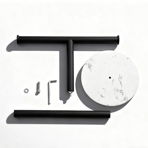 Hand Towel Holder, NEWRAIN Countertop Hand Towel Holder Stand, Stainless Steel Free Standing Hand Towel Rack with Heavy Marble Base, for Bathroom Kitchen & Counter top, Matte Black - color: Matte Black, style: 1-Tier