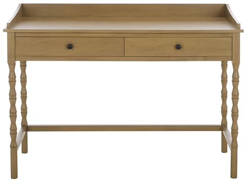 SAFAVIEH Home Collection Astaroth Desert Brown 2-Drawer Computer Table Office Writing Desk - color: Desert Brown