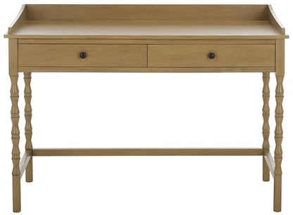 SAFAVIEH Home Collection Astaroth Desert Brown 2-Drawer Computer Table Office Writing Desk - color: Desert Brown