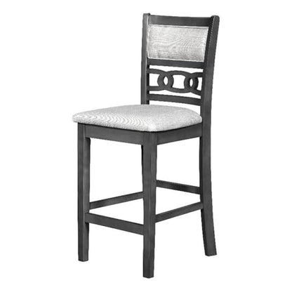 New Classic Furniture Gia Counter Chairs, Set of 2, Gray - color: Grey, size: Set of 2, style: Counter Chair