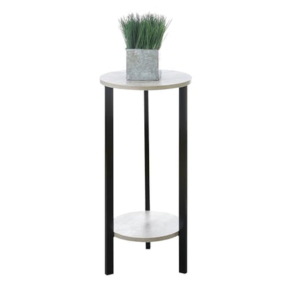 "Convenience Concepts Graystone 31"" Plant Stand, Faux Birch / Black" (111253) - color: Faux Birch/Black