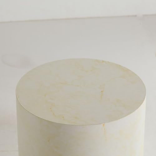 Nesting Coffee Table Set of 2, Modern Round Wooden Coffee Tables, Accent End Side Table for Small Space Living Room,Beige - color: Beige
