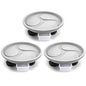 Looca Plant Caddy with Wheels and Drainage Tray, 13”Rolling Plant Stand Flower Pot Mover, Planter Caddies Round Plant Dolly for Heavy Duty Planter, 3 Pack, Bearing 120 lbs (Grey) - color: Gray