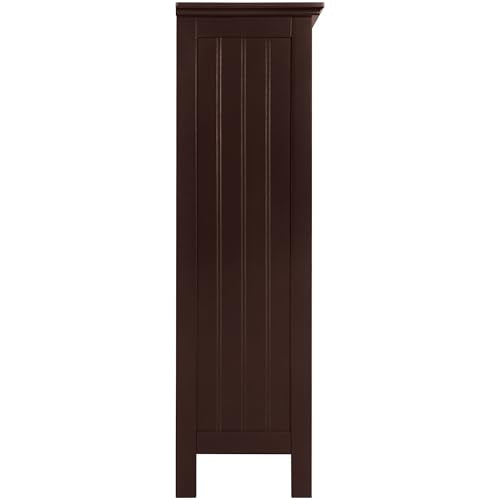 eHemco 3 Tier Bookcase with 2 Arched Supports, 40 Inches, Cherry - color: Cherry, size: 3 Tier