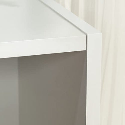Sauder Beginnings 3-Shelf Bookcase/ Book shelf, Soft White finish - color: Soft White
