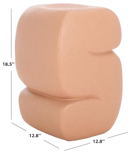 SAFAVIEH Home Collection Marnie Modern Contemporary Terracotta Accent Table (Fully Assembled) - color: Terracotta