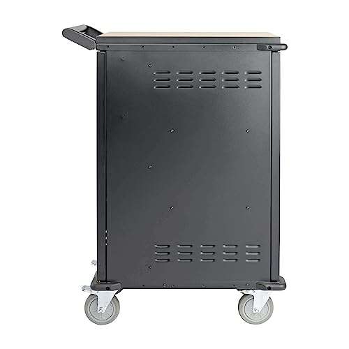 Tripp Lite 21-Port AC Mobile Charging Cart Storage Station for Chromebooks, iPads, Laptops, Tablets, Black (CSC21AC) - size: 21 AC Port, style: Cart