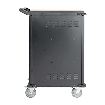 Tripp Lite 21-Port AC Mobile Charging Cart Storage Station for Chromebooks, iPads, Laptops, Tablets, Black (CSC21AC) - size: 21 AC Port, style: Cart