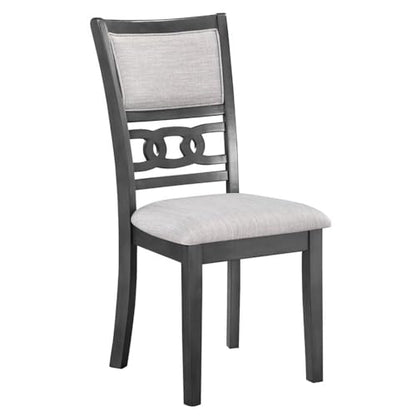 New Classic Furniture Gia Dining Chairs, Set of 2, Gray - color: Grey, size: Set of 2, style: Dining Chair