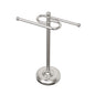 Gatco 1547 Counter Top S Style Towel Holder, Satin Nickel - color: Satin Nickel