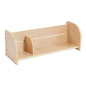 ECR4Kids Tabletop Book Display, Adjustable, Library Storage, Natural - color: Natural