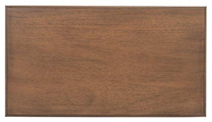 SAFAVIEH Furniture - Athena 3-Drawer Console Table - Brown - Solid Wood - Farmhouse Classic Design - Ideal for Entryway, Living Room, Hallway, 23.5" W x 13" D x 29.5" H (CNS5703C) - color: Brown