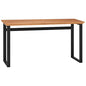 Solid Teak Wood Computer Desk Writing Desk Console Table Natural Brown Rectangular Rustic Design for Home Office Living Room Bedroom Compact Space 47.2" L x 17.7" W - size: 17.7 x 47.2 x 29.5 in (W x L x H)