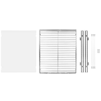 VEVOR 18.5"Wx21"Dx3.5"H Pull Out Cabinet Organizer, Heavy Duty Slide Out Pantry Shelves, Chrome-Plated Steel Roll Out Drawer, Drawer Storage for Home Under Sink, 20"Wx22"Dx7"H Install Size for Cabinet - size: 18.5"Wx21"D