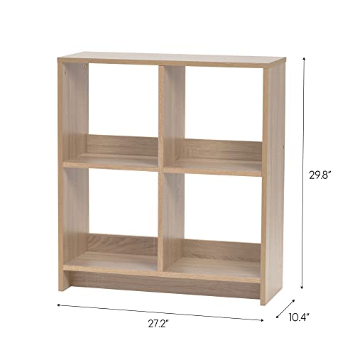 IRIS USA 4-Cube Ash Brown Heavy Duty Organizer