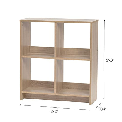 IRIS USA 4-Cube Ash Brown Heavy Duty Organizer