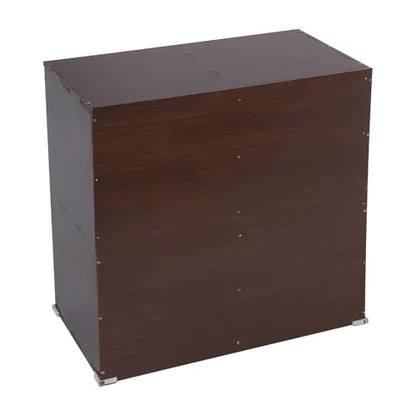 4 Cube Wooden Bookcase, Modern Floor Standing Storage Shelf for Living Room Bedroom Office, 11 * 11in Cubes, Easy Assembly - size: 4 Cube B
