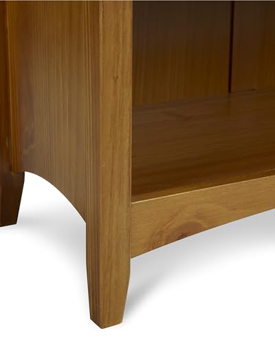 Shaker Style Bookcase - 36"H - Cherry Finish - color: Brown, size: 36"