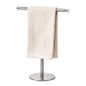 Songtec Hand Towel Holder Stand with Crystal knobs, Fingertip Towel Rack, Rust-Proof Accessories Jewelry Stand - Brushed Nickel - color: Brushed Nickel
