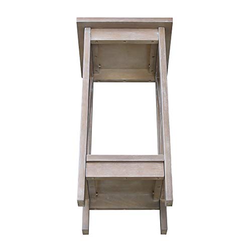 International Concepts 24" X-Sided Plant stand, Gray - color: Gray, size: 12 inch W x 12 inch D x 24 inch H