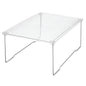 iDesign Recycled Plastic Stackable Bathroom Shelf Riser – Clear