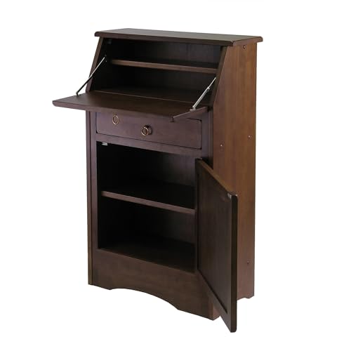 Winsome Regalia Secretary Desk, Antique Walnut
