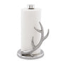 Arthur Court Antler Paper Towel Holder - Decorative Aluminum Metal Stand for Kitchen - 18 Inch Tall - size: Antler