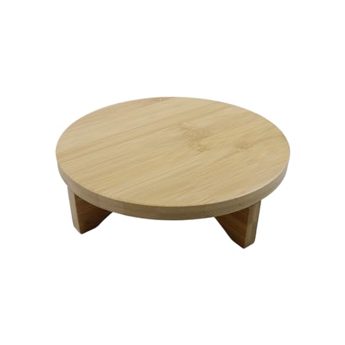 Oedema 7.6" Solid Wood Small Plant Stand Round Plant Riser Short Plant Stand Indoor for Small Plants, Flower Pot, Vase, Home Decor - size: 7.6inch/193mm