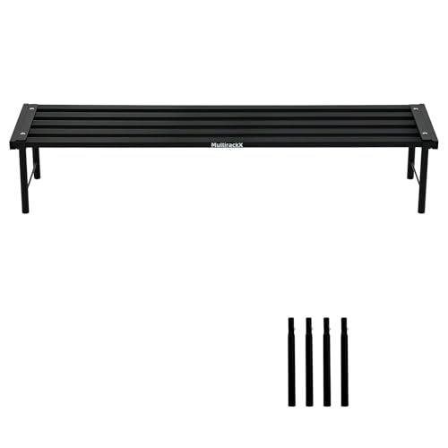 Metal Plant Stand, Rust-proof Aluminum Flower Pot Stand, Heavy Duty Planter Display Shelving for Patio Balcony Garden Living Room Decorative (Black, 35.4 Inch) - color: Black, size: 35.4 Inch