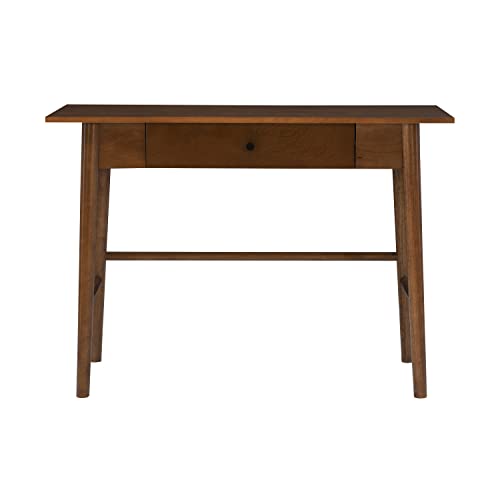 Melissa Mid Century Walnut Desk by Linon - color: Walnut