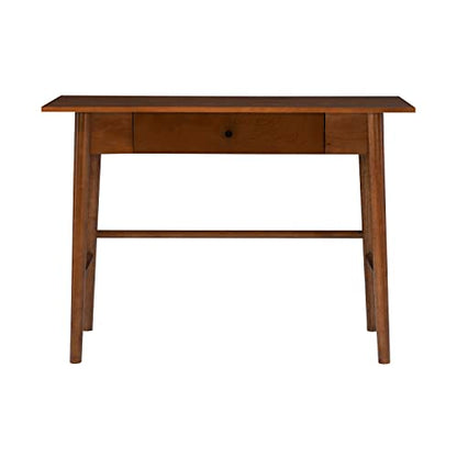 Melissa Mid Century Walnut Desk by Linon - color: Walnut