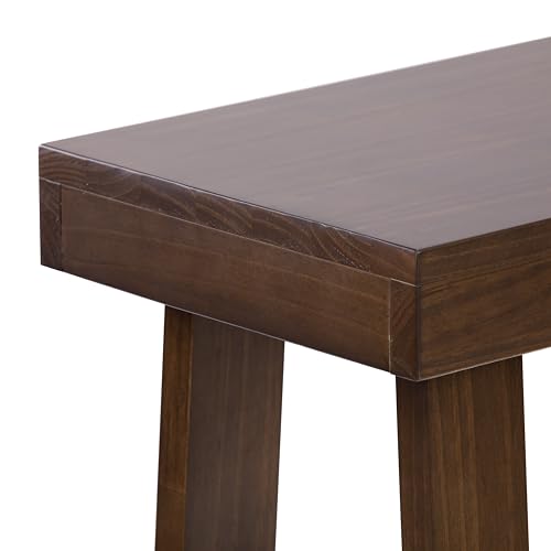 Plank+Beam Classic Console Table, 46 Inch, Walnut | Non-Toxic Finishes, Versatile Design, Elegant Details, Easy Assembly, Quick Setup, Solid Wood - color: Walnut, size: 46" Console Table