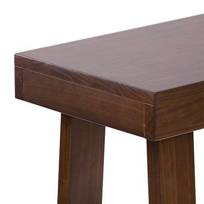 Plank+Beam Classic Console Table, 46 Inch, Walnut | Non-Toxic Finishes, Versatile Design, Elegant Details, Easy Assembly, Quick Setup, Solid Wood - color: Walnut, size: 46" Console Table
