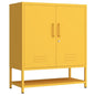 Wide 3-Tier Metal Shoe Storage Cabinet, Multifunctional Household Shoe Organizer with Adjustable Shelves for Home & Entryway Yellow 33" H X 29.5" W X 13.8" D - color: Mustard, style: Cabinet-33"H-AP