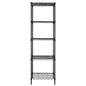 Finnhomy Heavy Duty 5 Tier Wire Shelving Unit, 18x18x59-inches 5 Shelves Storage Rack, Metal Shelving with Thicken Steel Tube, NSF Certified, Black - size: 59"H-Black