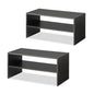 Whitmor Wood Stackable 2-Shelf Shoe Rack, 24 INCH, Espresso，2 Pack - color: Espresso, size: 24 INCH X2